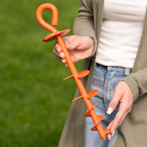 Dog Tie Out Stake - Orange