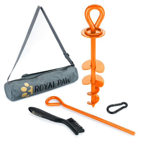 Dog Tie Out Stake - Orange