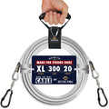 Dog Tie Out Cable - Clear Diamond